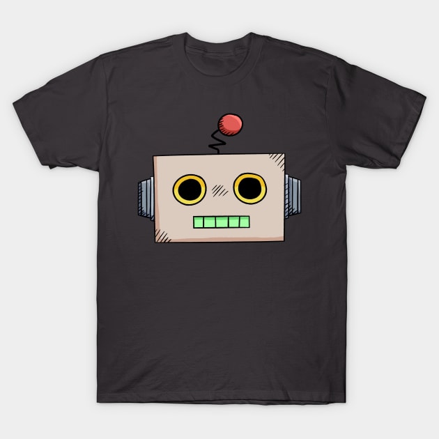 Cardboard robot T-Shirt by KammyBale